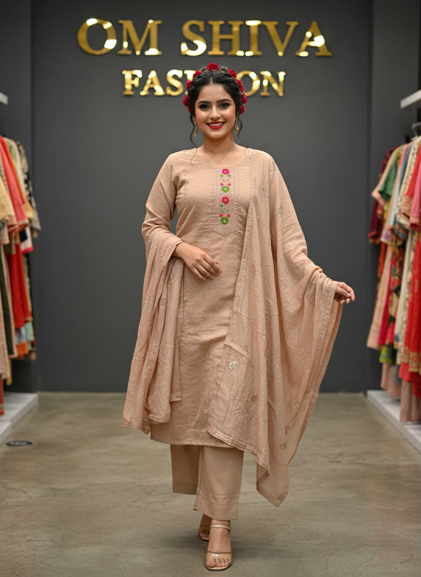 3pcs set (roman silk )