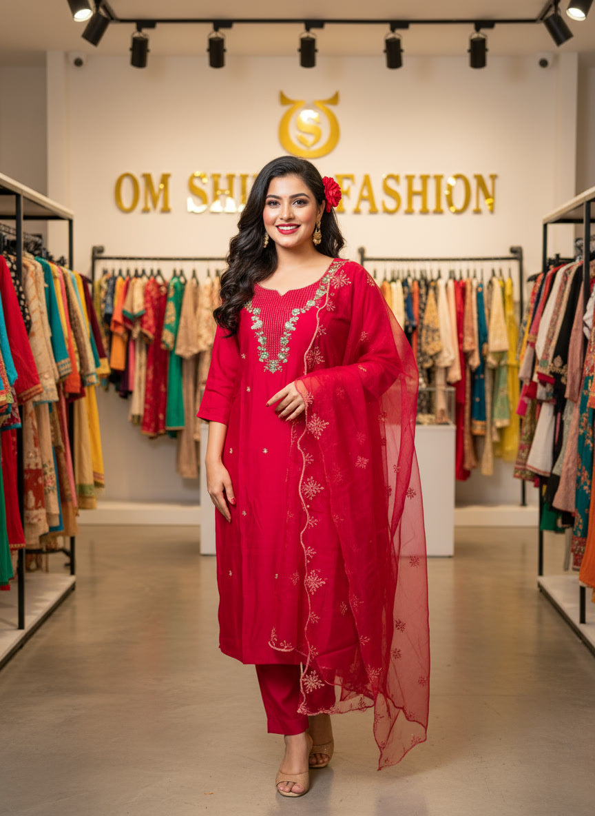 3pcs set (roman silk)