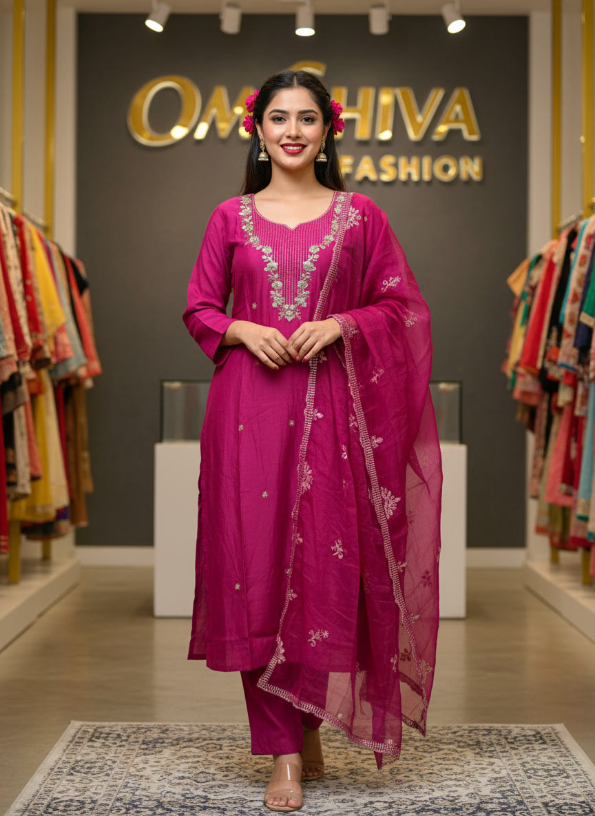 3pcs set (roman silk)